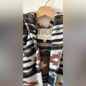 Aztec Print Fall Coat